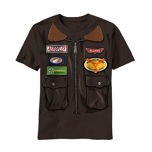 Planes Flyer Jacket Juvy Costume T-Shirt